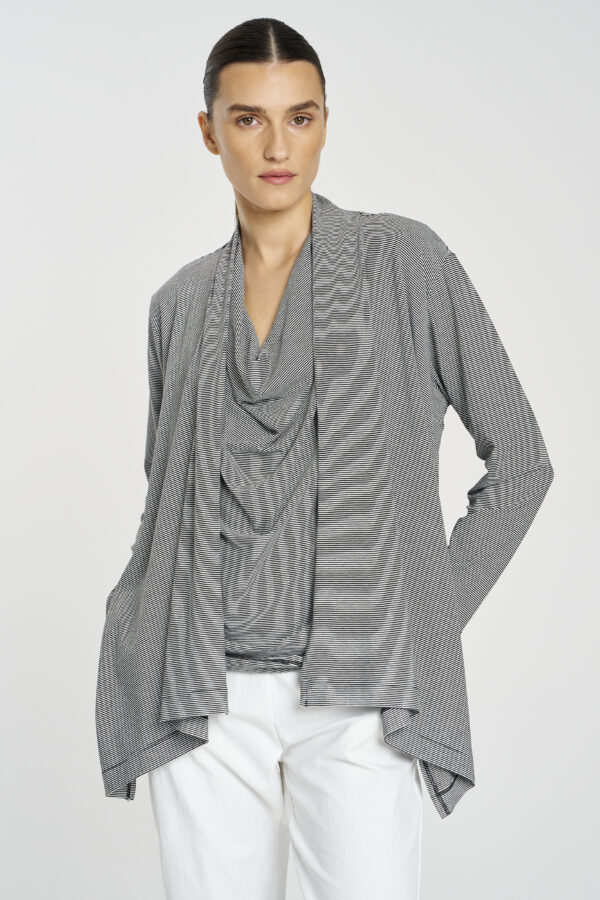 MELA PURDIE- Club Jacket Blk/white F537 4219 (Pre Sale)