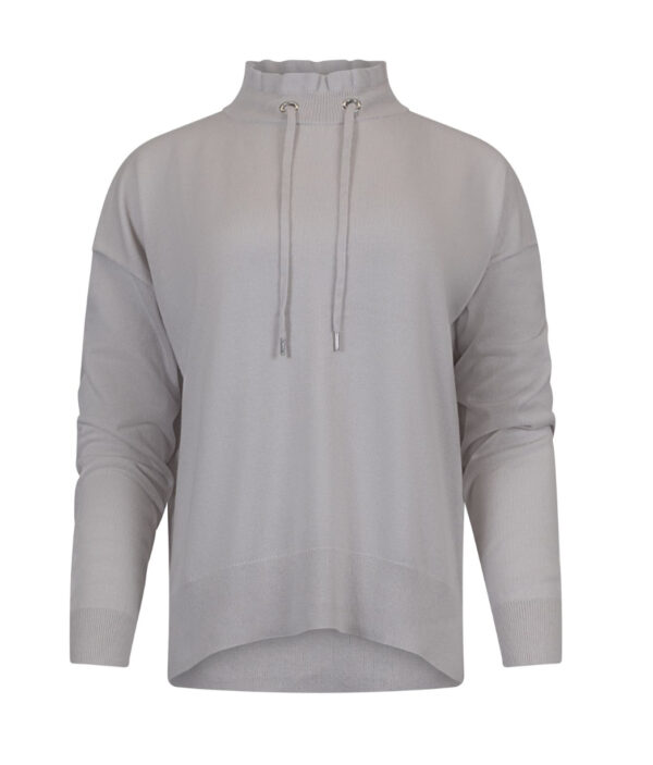 Madly Sweetly - Everywhere Drawstring Sweater MSK2521 - Dusky Pink (Copy) - Image 2