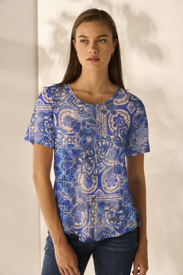 Lania - Porto Top LA3886 - Porto Print