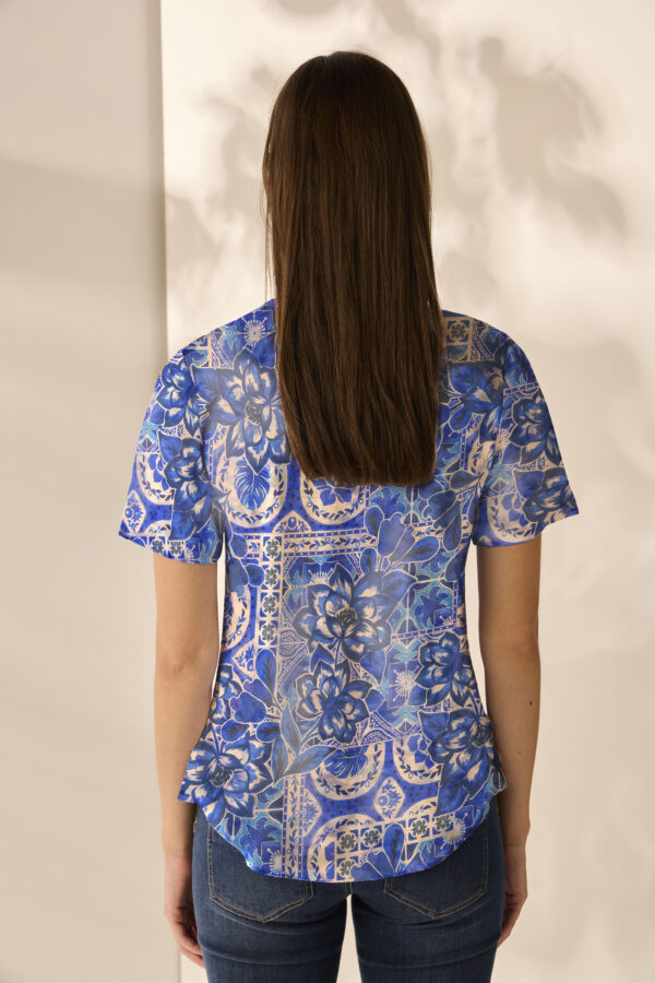Lania - Porto Top LA3886 - Porto Print - Image 2