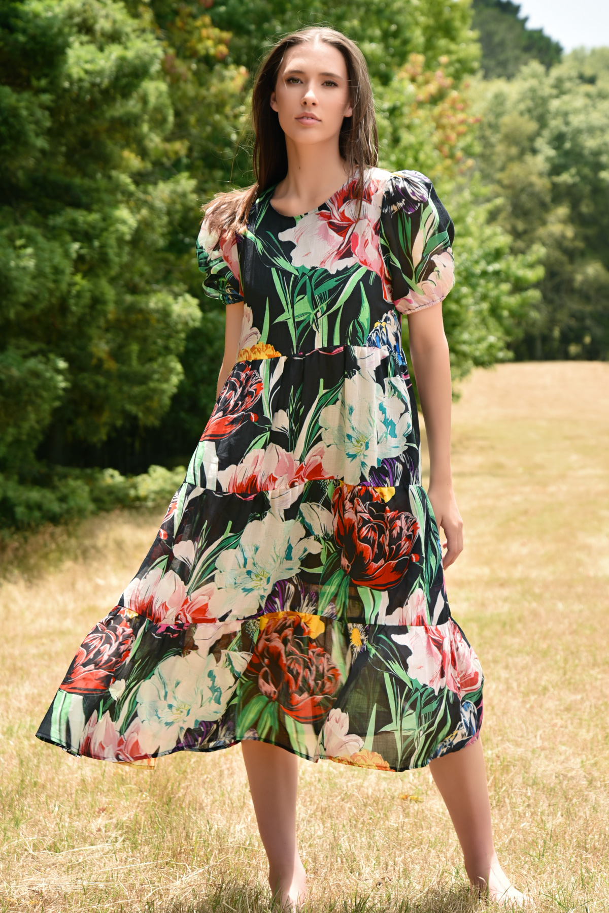 Curate by Trelise Cooper - Dreaming Of Spring Dress - Black Floral