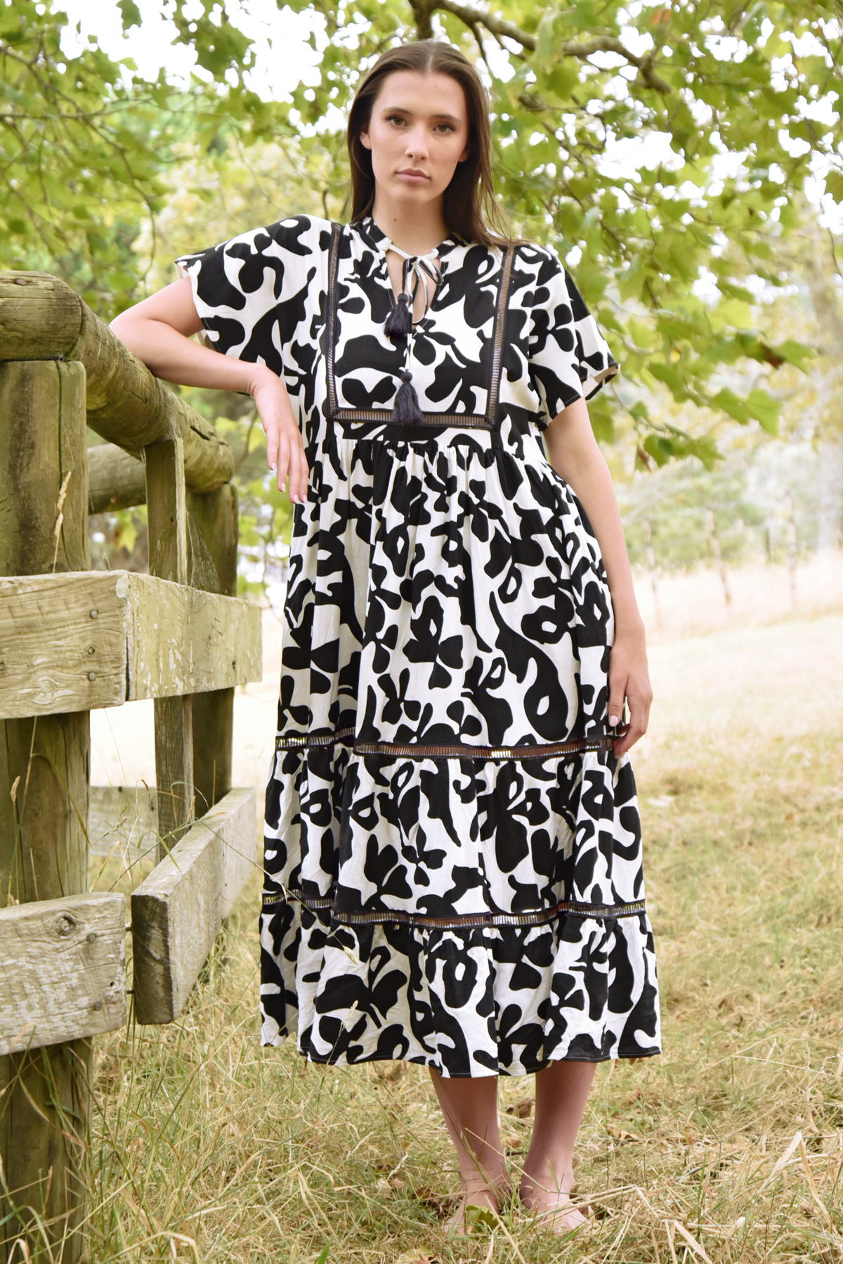 Curate by Trelise Cooper - To The Max Dress - Black/ White - Image 2