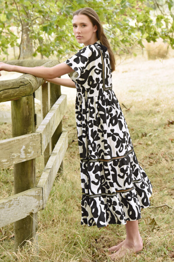 Curate by Trelise Cooper - To The Max Dress - Black/ White - Image 3
