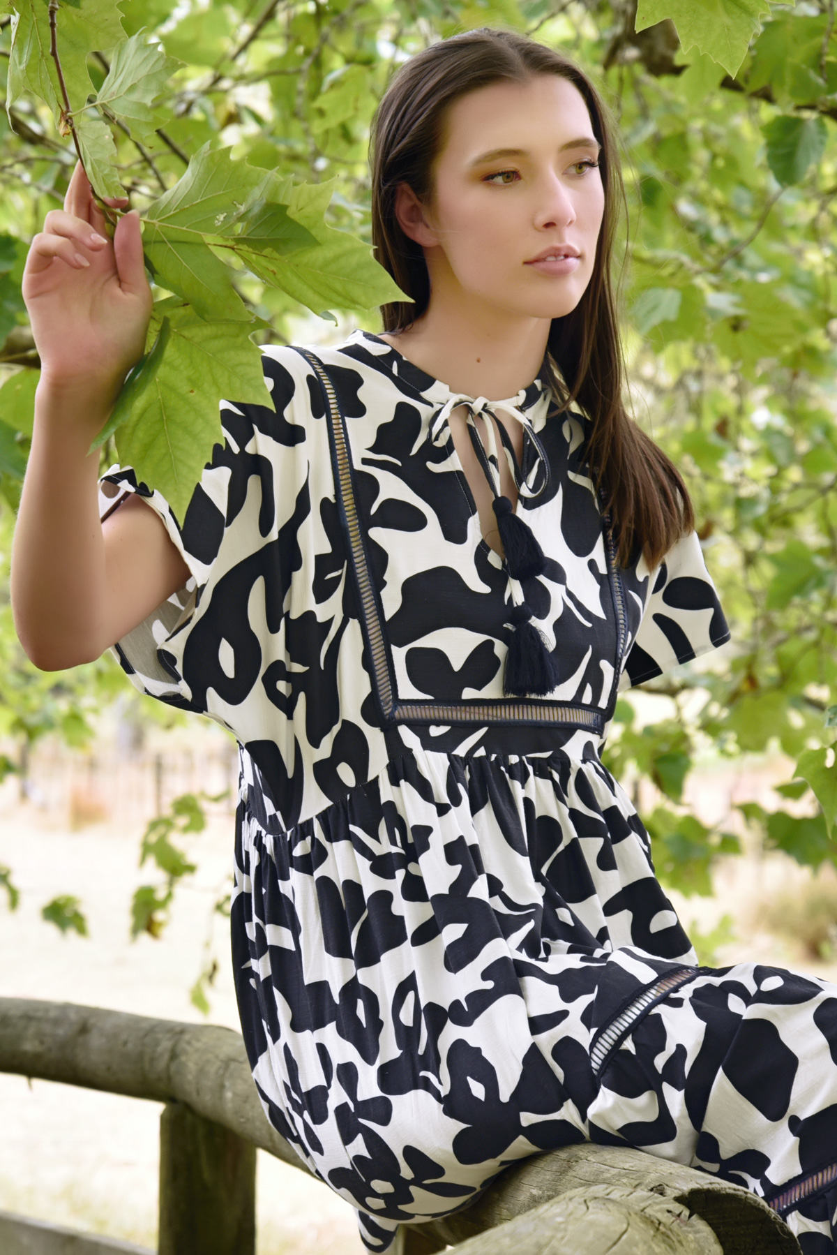 Curate by Trelise Cooper - To The Max Dress - Black/ White - Image 5