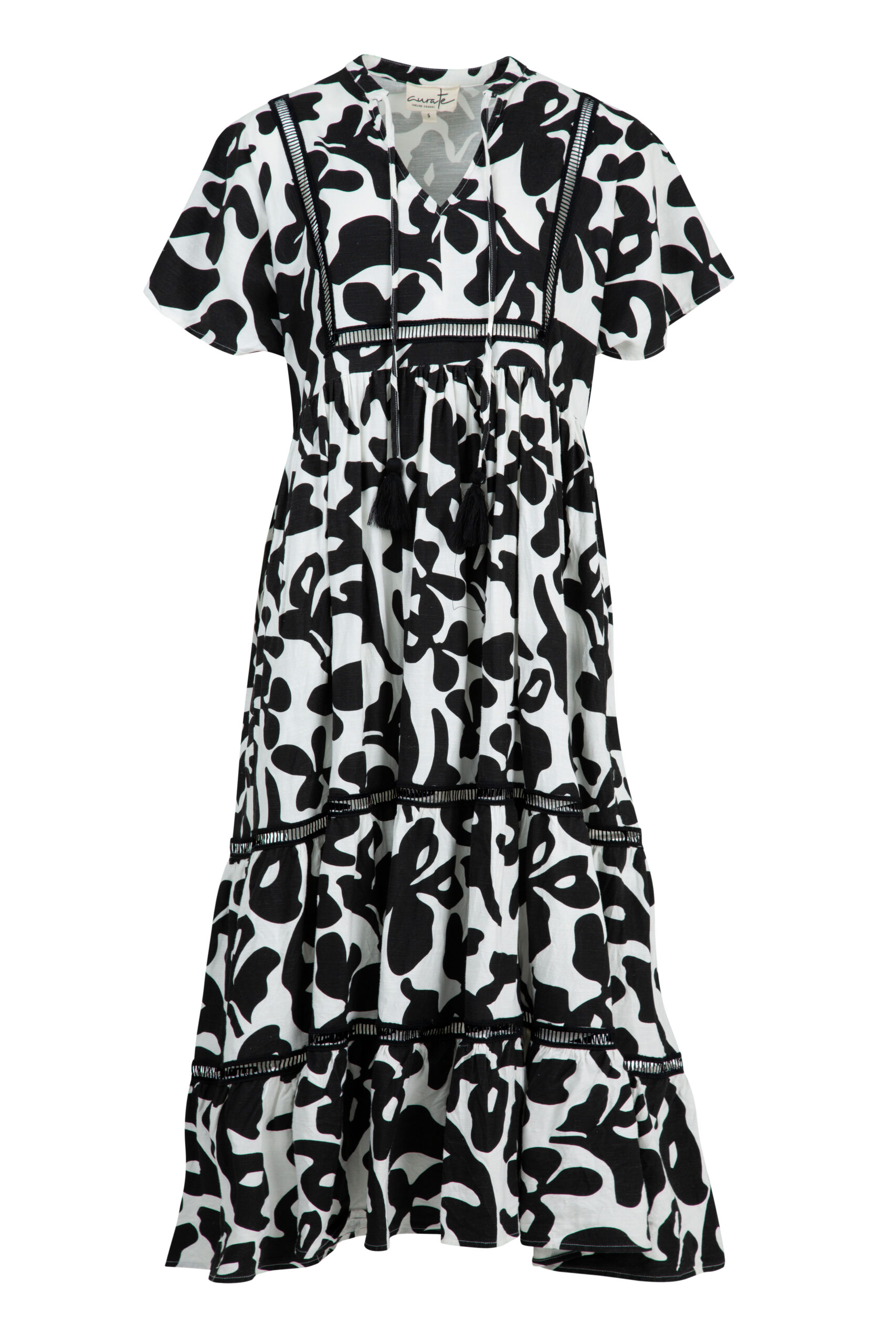 Curate by Trelise Cooper - To The Max Dress - Black/ White - Image 7