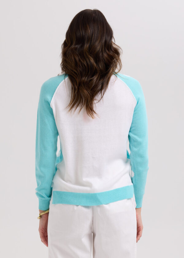 LD+Co Spot the Love Jumper -Aqua - Image 4