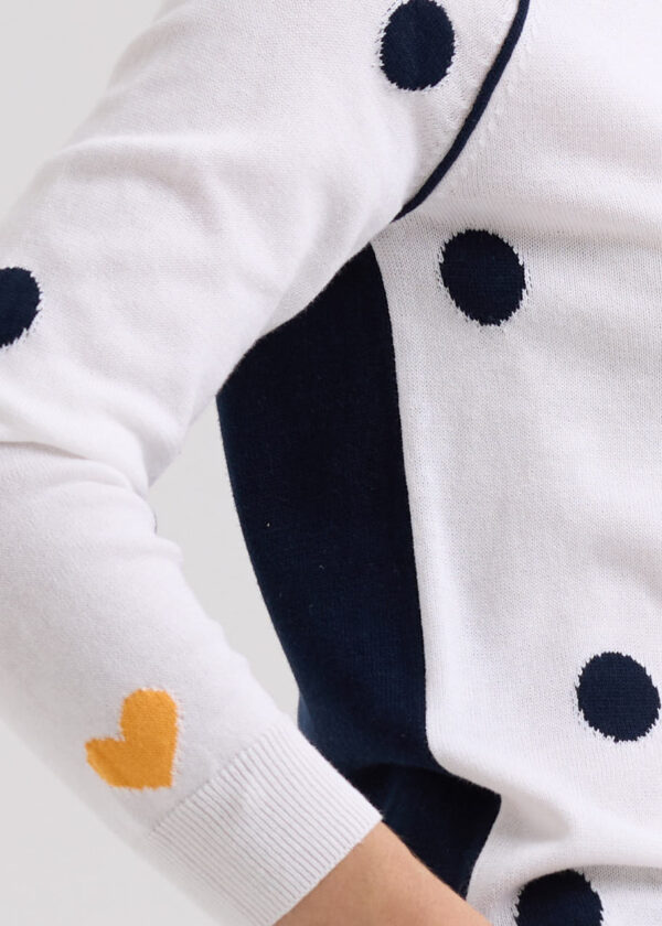 LD+Co Spot the Love Jumper - LC7775 White - Image 3