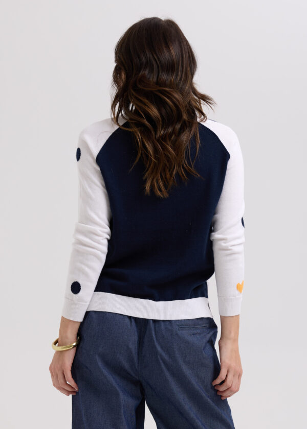 LD+Co Spot the Love Jumper - LC7775 White - Image 2
