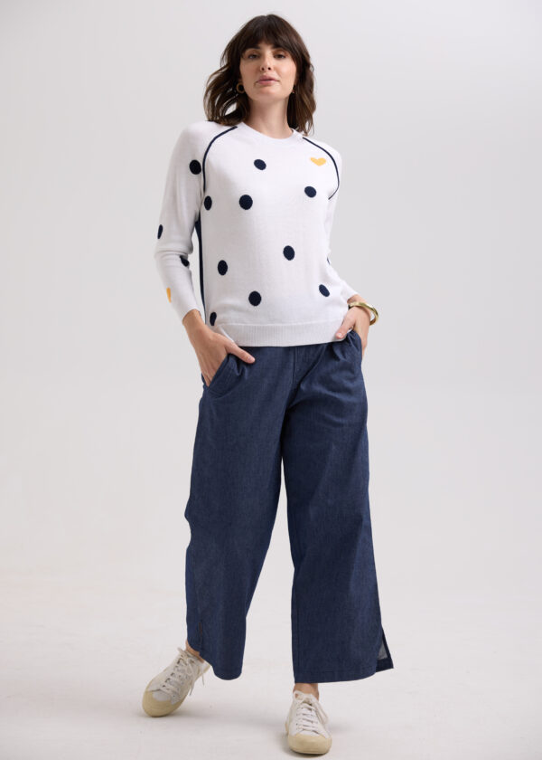 LD+Co Spot the Love Jumper - LC7775 White - Image 5
