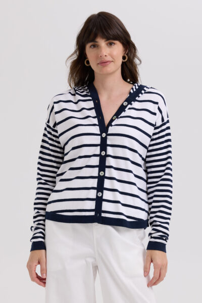 LD+Co Multi Stripe Hoodie LC7776