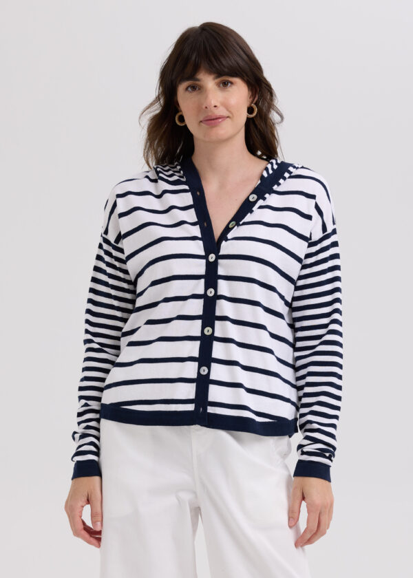 LD+Co Multi Stripe Hoodie LC7776