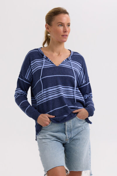 ZAKET & PLOVER -ZP7702 Beach Bum Jumper -Denim