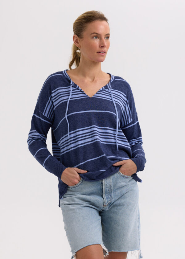 ZAKET & PLOVER -ZP7702 Beach Bum Jumper -Denim