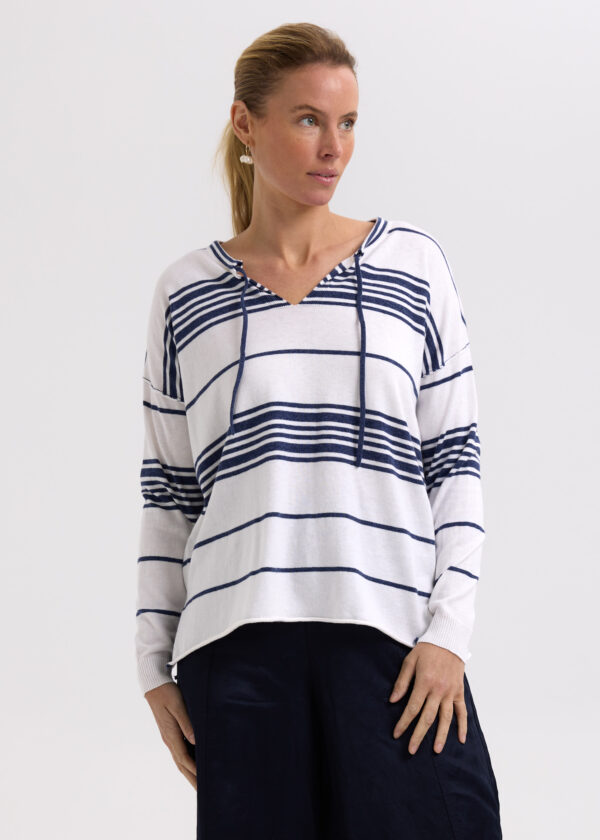 ZAKET & PLOVER -ZP7702 Beach Bum Jumper -White - Image 5