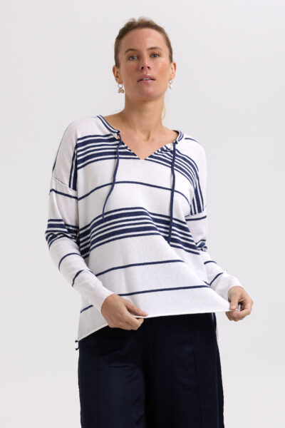 ZAKET & PLOVER -ZP7702 Beach Bum Jumper -White