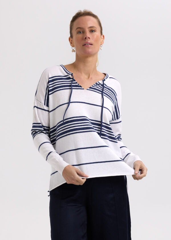 ZAKET & PLOVER -ZP7702 Beach Bum Jumper -White