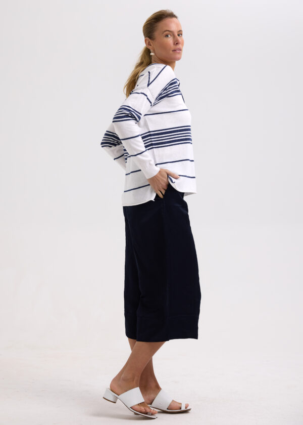 ZAKET & PLOVER -ZP7702 Beach Bum Jumper -White - Image 3