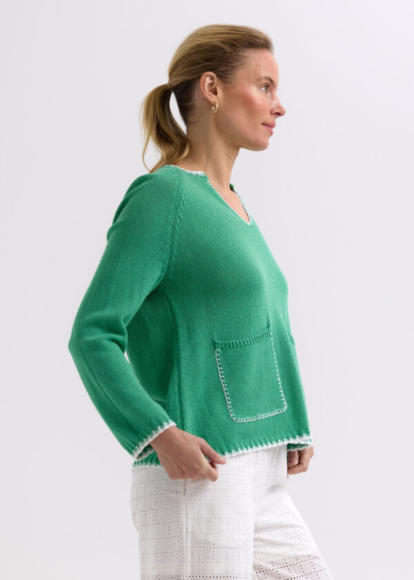 ZAKET & PLOVER -ZP7721 Hand Work Trim A-Line - Image 5