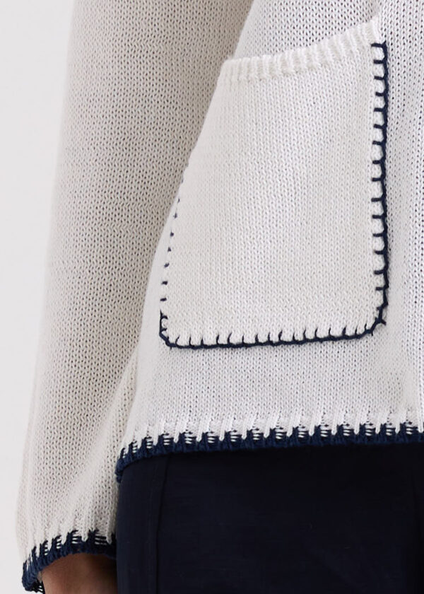 ZAKET & PLOVER -ZP7721 Hand Work Trim A-Line - Image 5