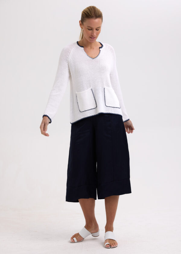 ZAKET & PLOVER -ZP7721 Hand Work Trim A-Line - Image 6