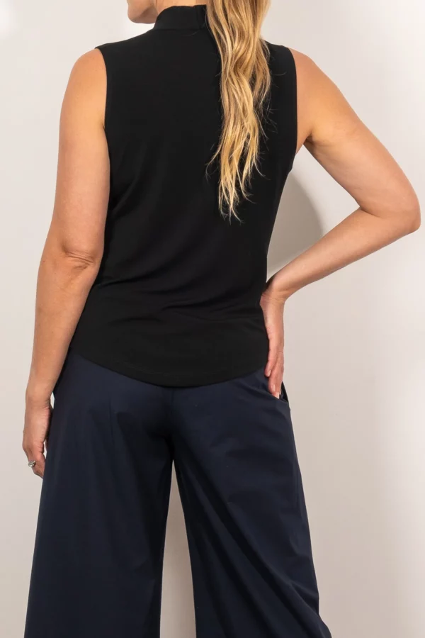 Mela Purdie - Drape Shell  - Black - Image 7