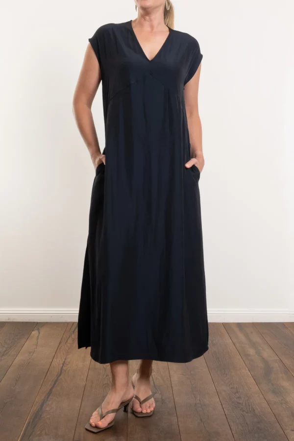 Mela Purdie - Maxi Slice Dress - Navy