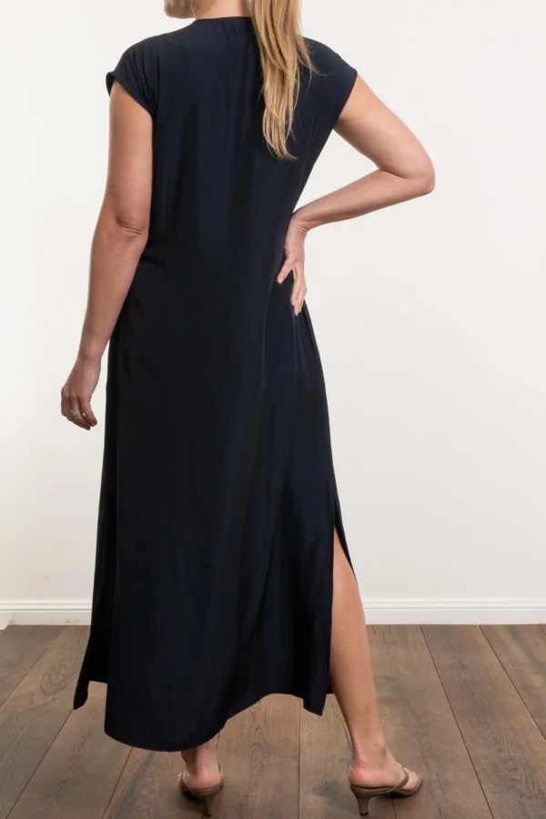 Mela Purdie - Maxi Slice Dress - Navy - Image 2