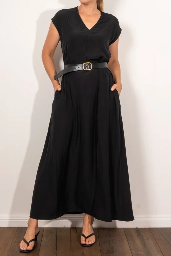 Mela Purdie - Maxi Slice Dress - Black - Image 5