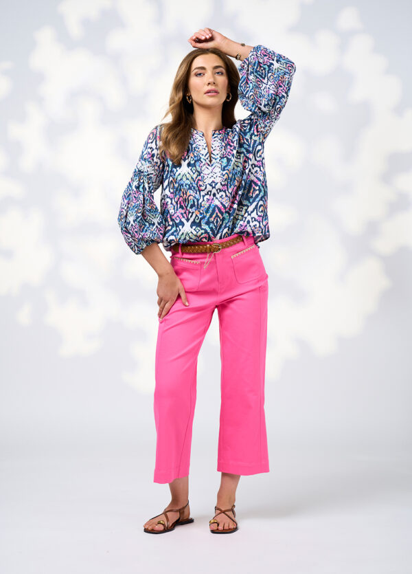 Loobie’s Story - Gypset Blouse LS3004 - White Multi
