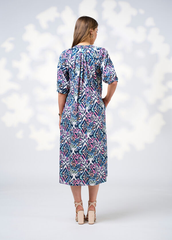Loobie’s Story - Gypset Midi Dress LS3005 - White Multi - Image 2