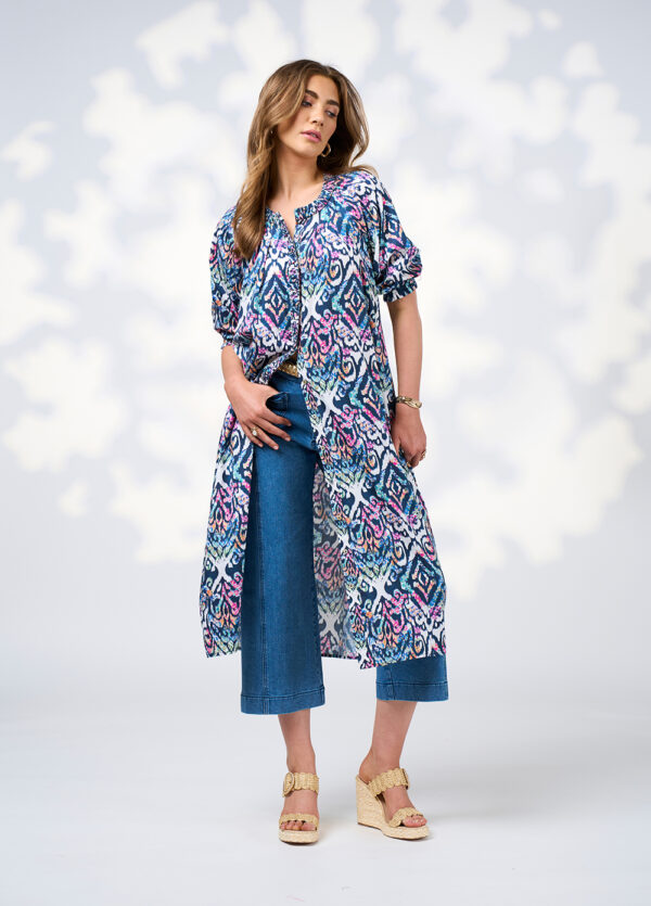 Loobie’s Story - Gypset Midi Dress LS3005 - White Multi - Image 7