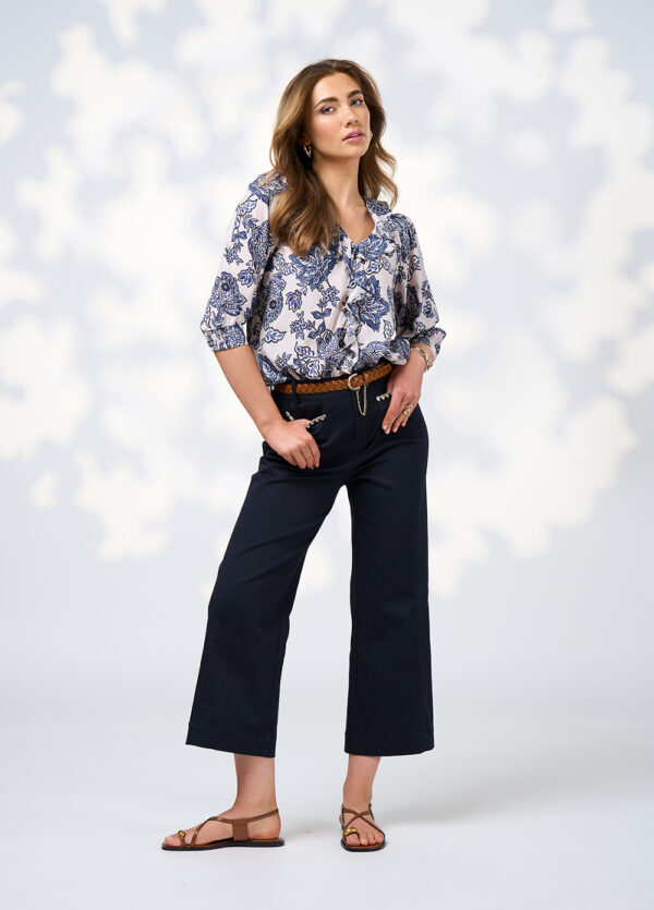 Loobie’s Story - Indie Blouse LS3012 - Bone Multi - Image 2