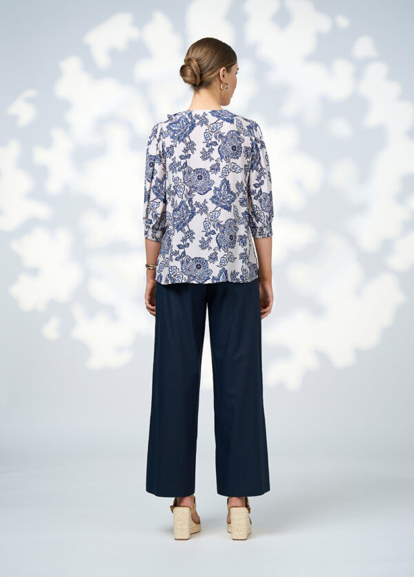 Loobie’s Story - Indie Blouse LS3012 - Bone Multi - Image 4