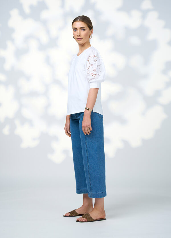 Loobie’s Story - Calli Top LS3079 - White - Image 4