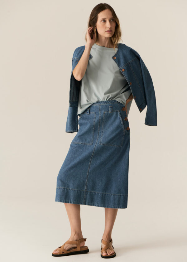 POL - Carsen Jacket PP5582 - Denim - Image 4