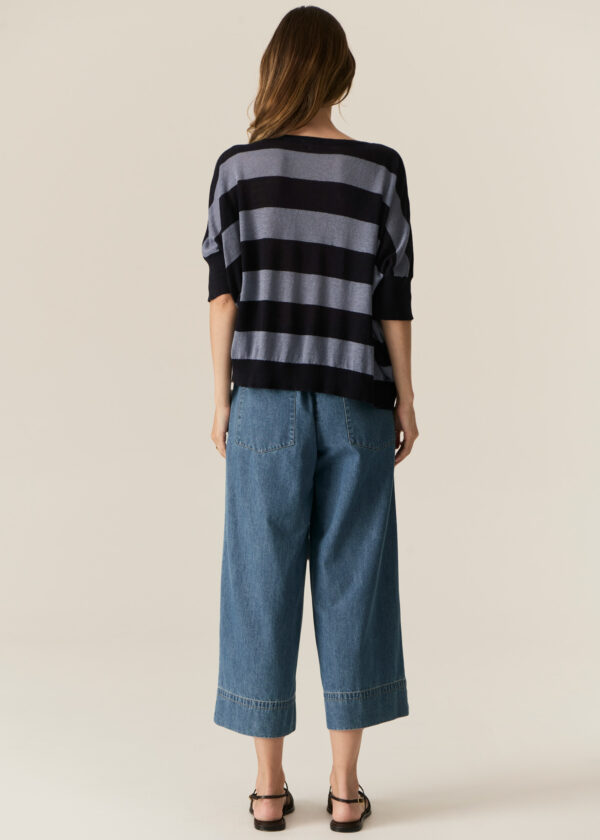 POL - Carsen Crop Pant PP5605 - Dark Denim - Image 3