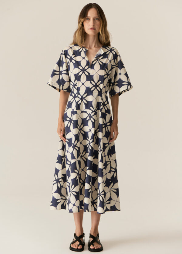POL - Turin Dress PP5609 - Blue Print - Image 6