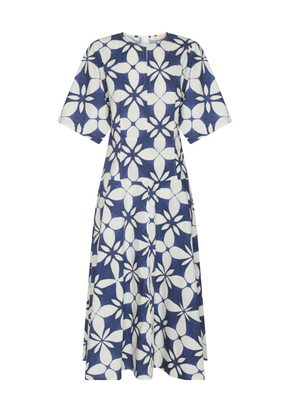 POL - Turin Dress PP5609 - Blue Print - Image 5