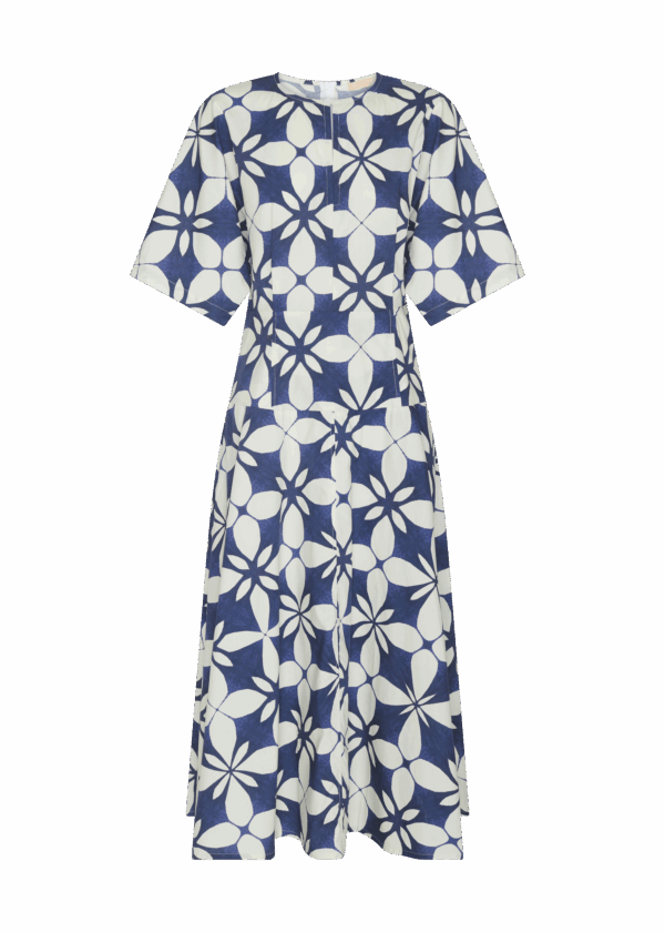 POL - Turin Dress PP5609 - Blue Print - Image 4
