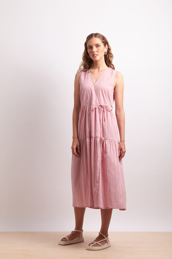Neris - Tie The Knot Dress SN2781 - Quartz - Image 2