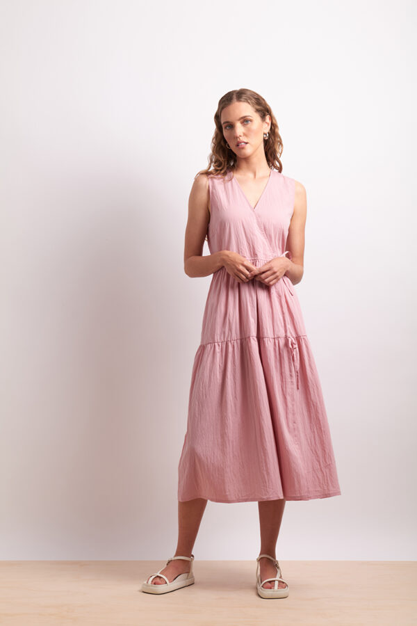 Neris - Tie The Knot Dress SN2781 - Quartz - Image 3