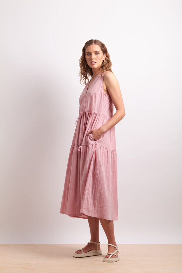 Neris - Tie The Knot Dress SN2781 - Quartz - Image 4