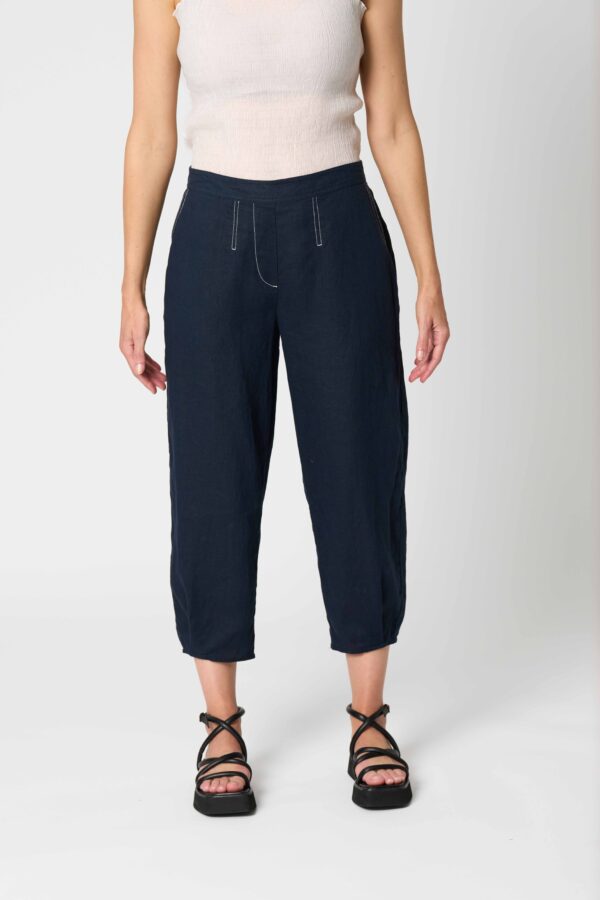 Neris - In Contrast Pant SN2785 - Indigo - Image 2