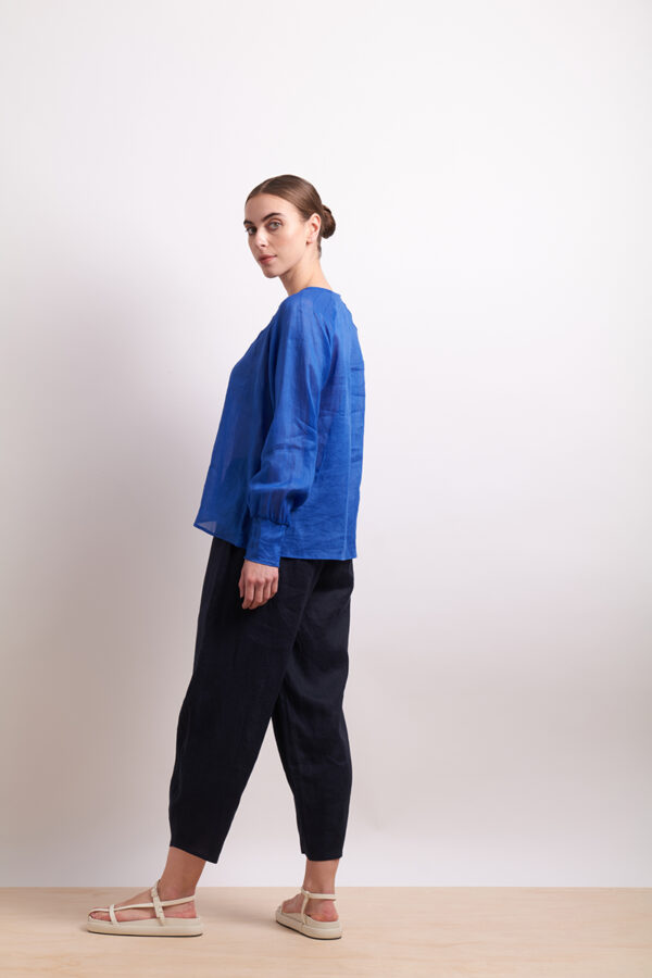 Neris - Seamed Pant SN2811 - Indigo - Image 2