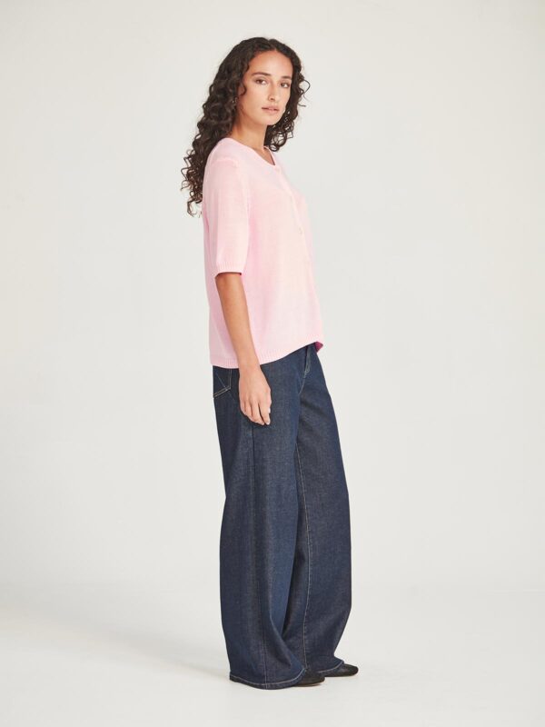 SILLS- Otto Cardigan 12702 Pink Sorbet - Image 4