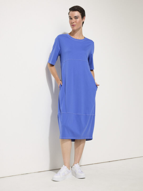 MARCO POLO -Lantern Dress -Blue Mist - Image 3