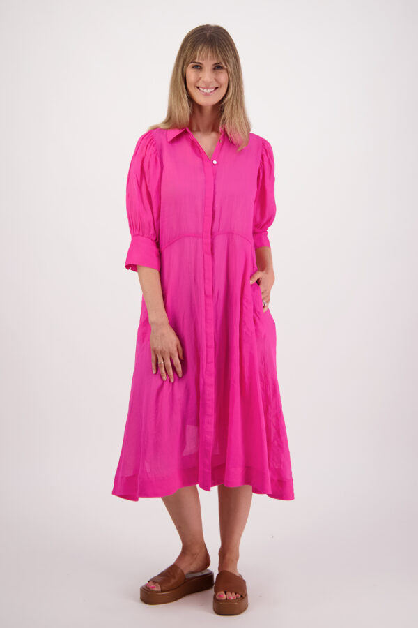 BRIARWOOD- Christine Dress -Fuchsia - Image 3