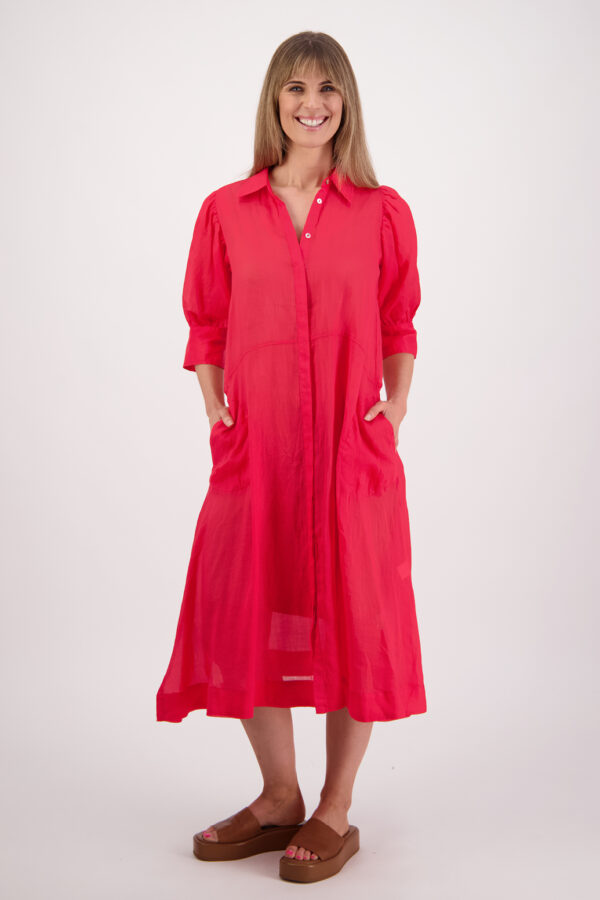 BRIARWOOD- Christine Dress -Red - Image 5