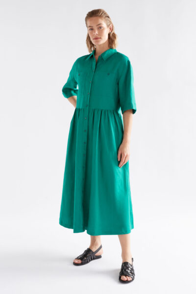 ELK - Llinen Light Dress - Deep Teal