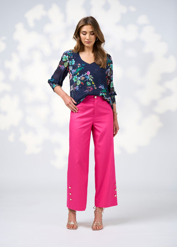 Loobie’s Story - La Boheme Top LS3008 - Indigo Multi